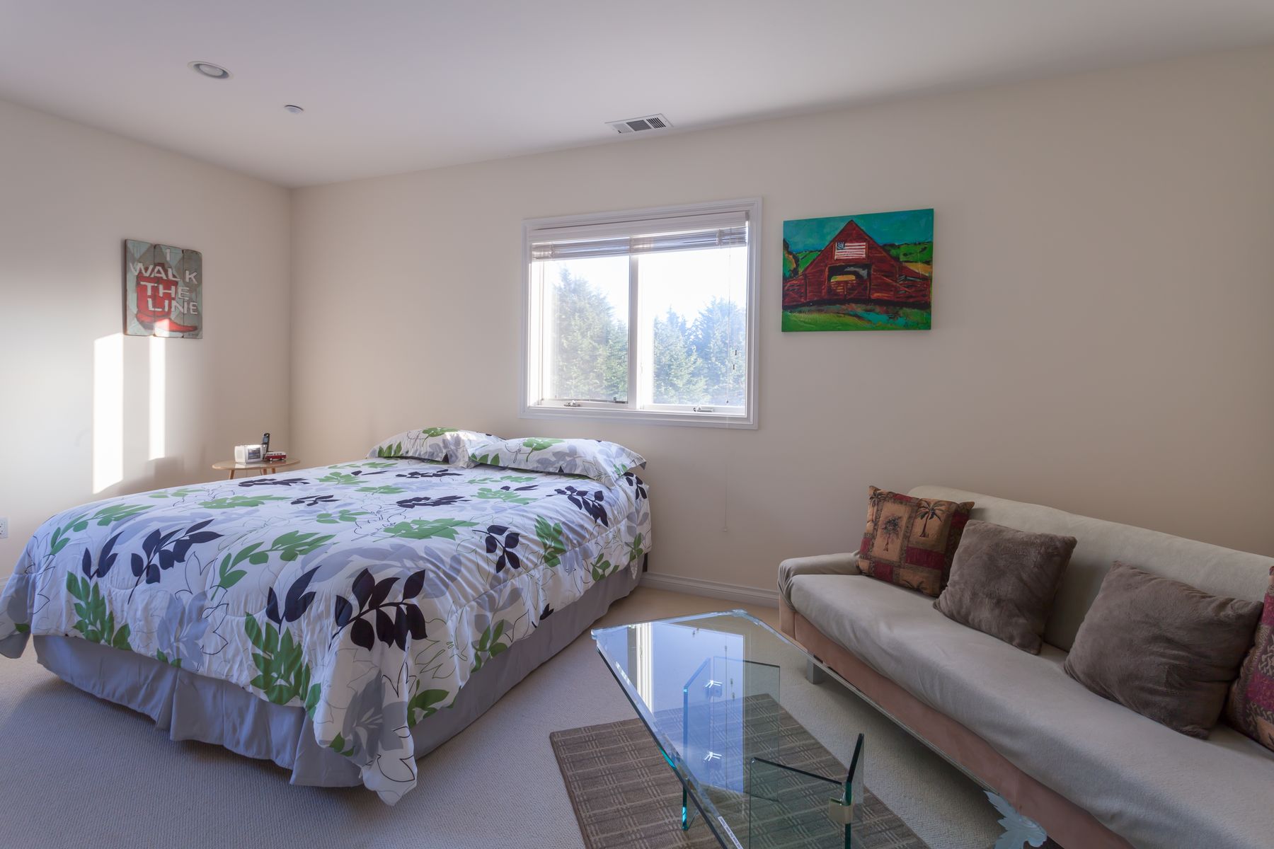 Bedroom with sitting area